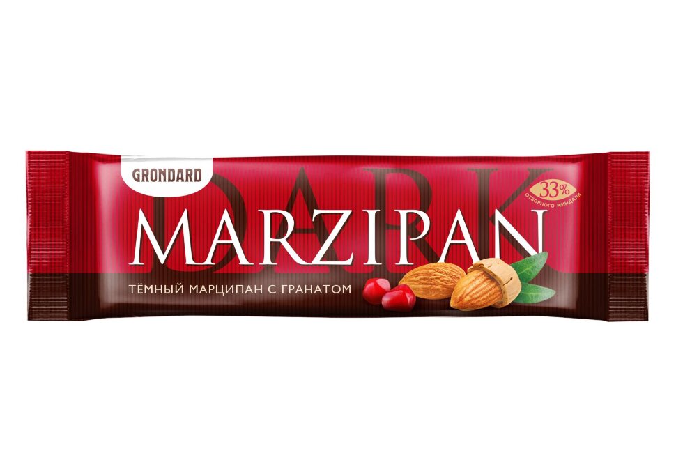  TM Grondard     (10973) Батончики глазированные Марципановые ГРАНАТ, (24шт по 50г)       в Полевской