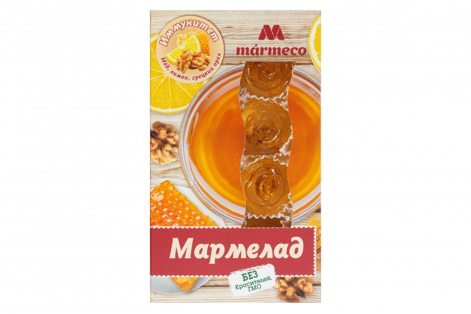  Мармелад "Иммунитет"  Мёд, лимон, грецкий орех, 180г  в Полевской